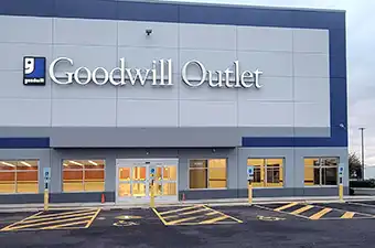 Goodwill Bins Romeoville, Illinois Goodwill Outlet
